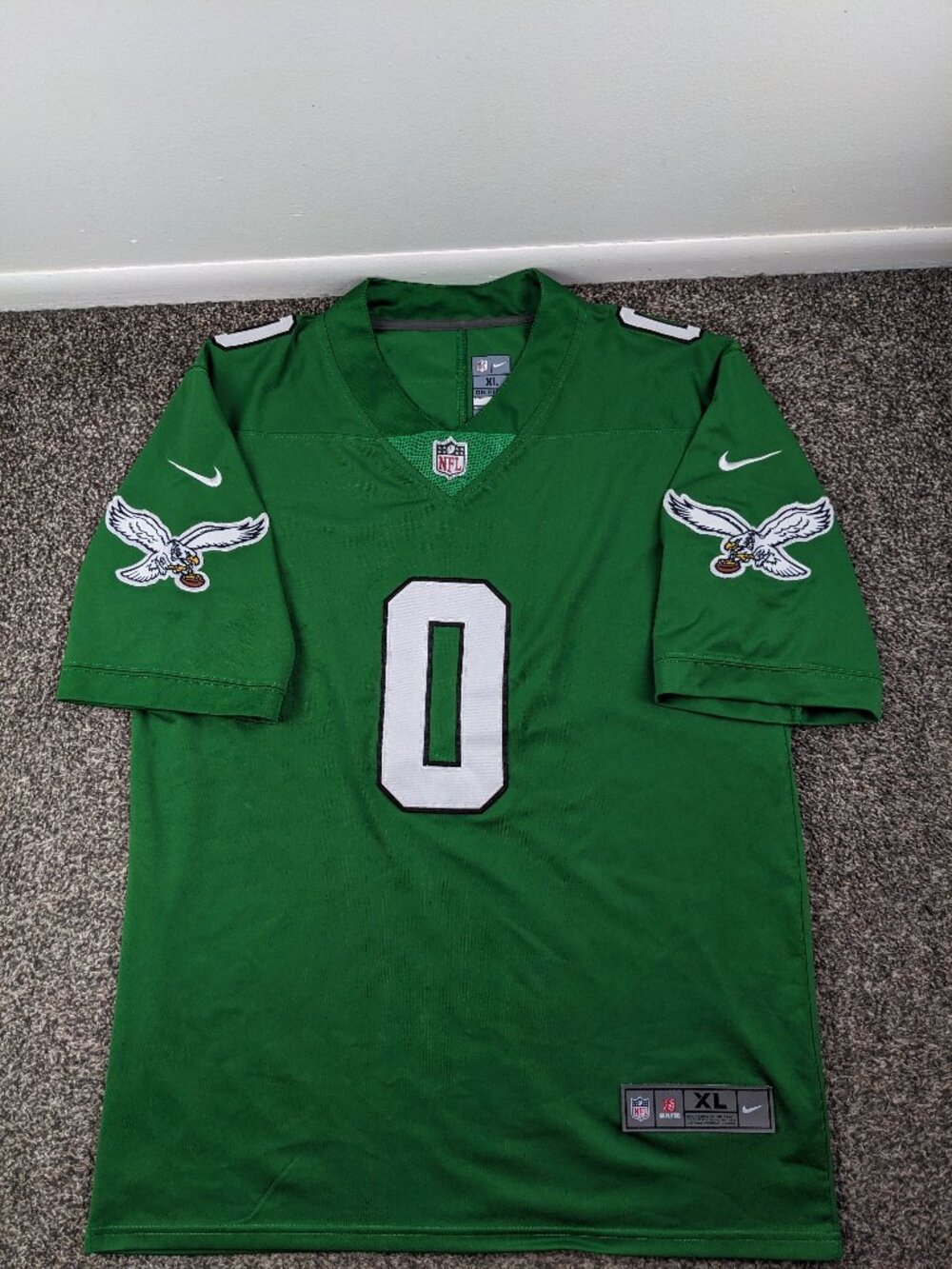 Philadelphia Eagles Jersey Nike On Field Mens XL De'Andre Swift Kelly Green